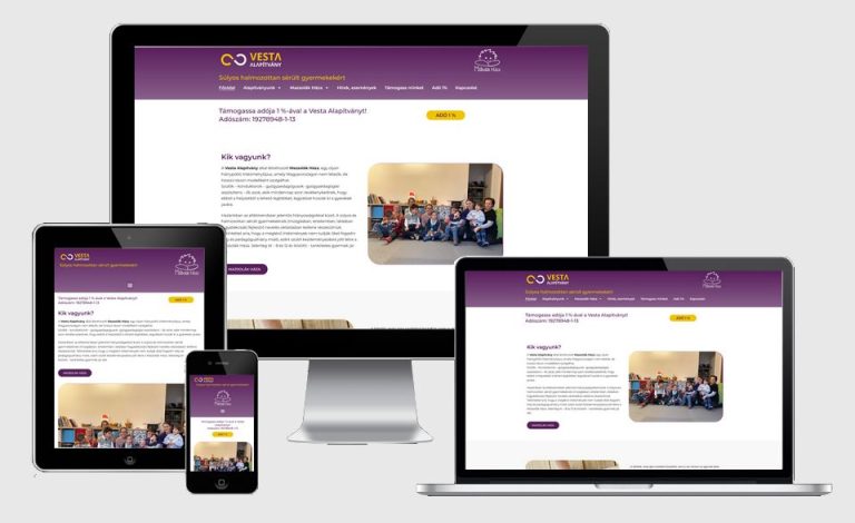 Vesta Alapítvány- HG WEB Kft.