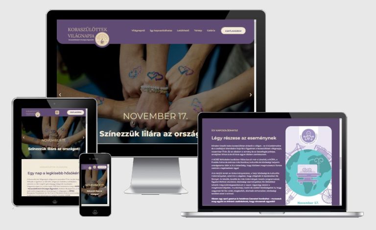 Koraszülöttek Világnapja - HG WEB Kft.