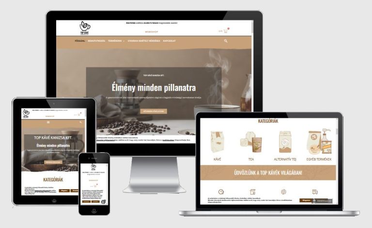 TOP KÁVÉ webshop - HG WEB Kft.